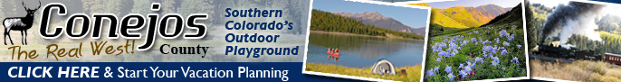 Click here for the Conejos Tourism Council in Antonito, Colorado.